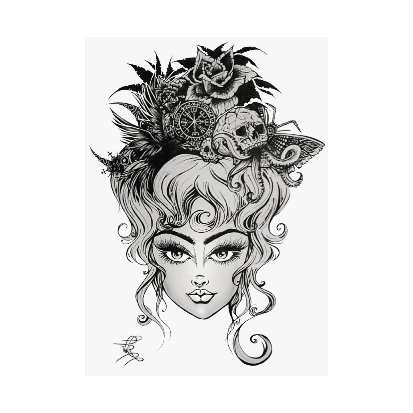 Circe Goddess of Sorcery Premium Matte Art Print Poster