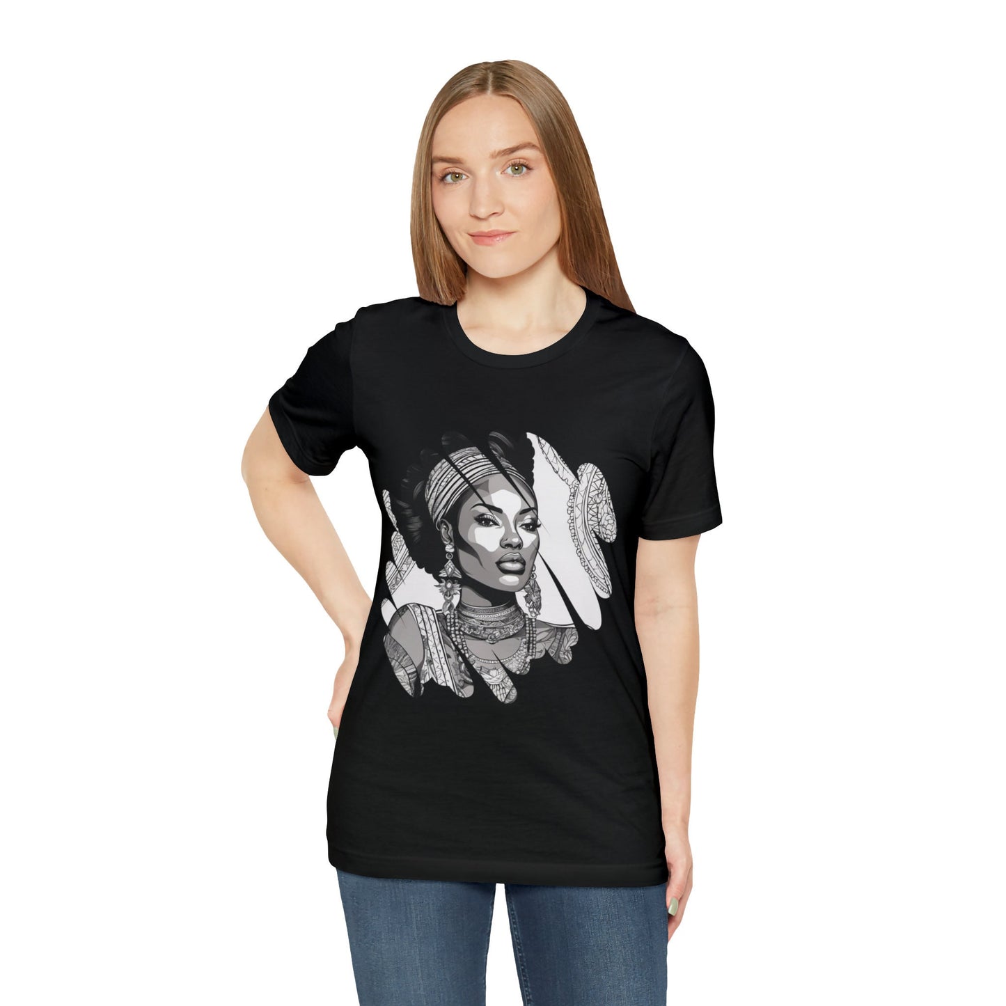 Isabella Pin-Up Girl Short Sleeve Tee Perfect Gift for Men and Women