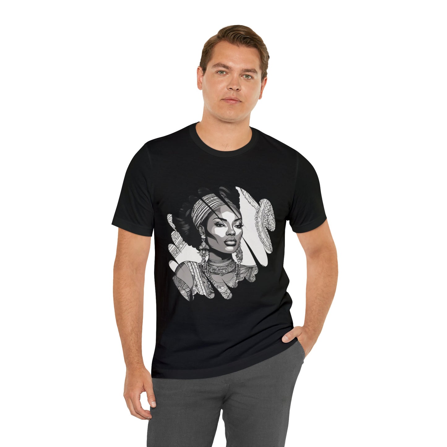 Isabella Pin-Up Girl Short Sleeve Tee Perfect Gift for Men and Women