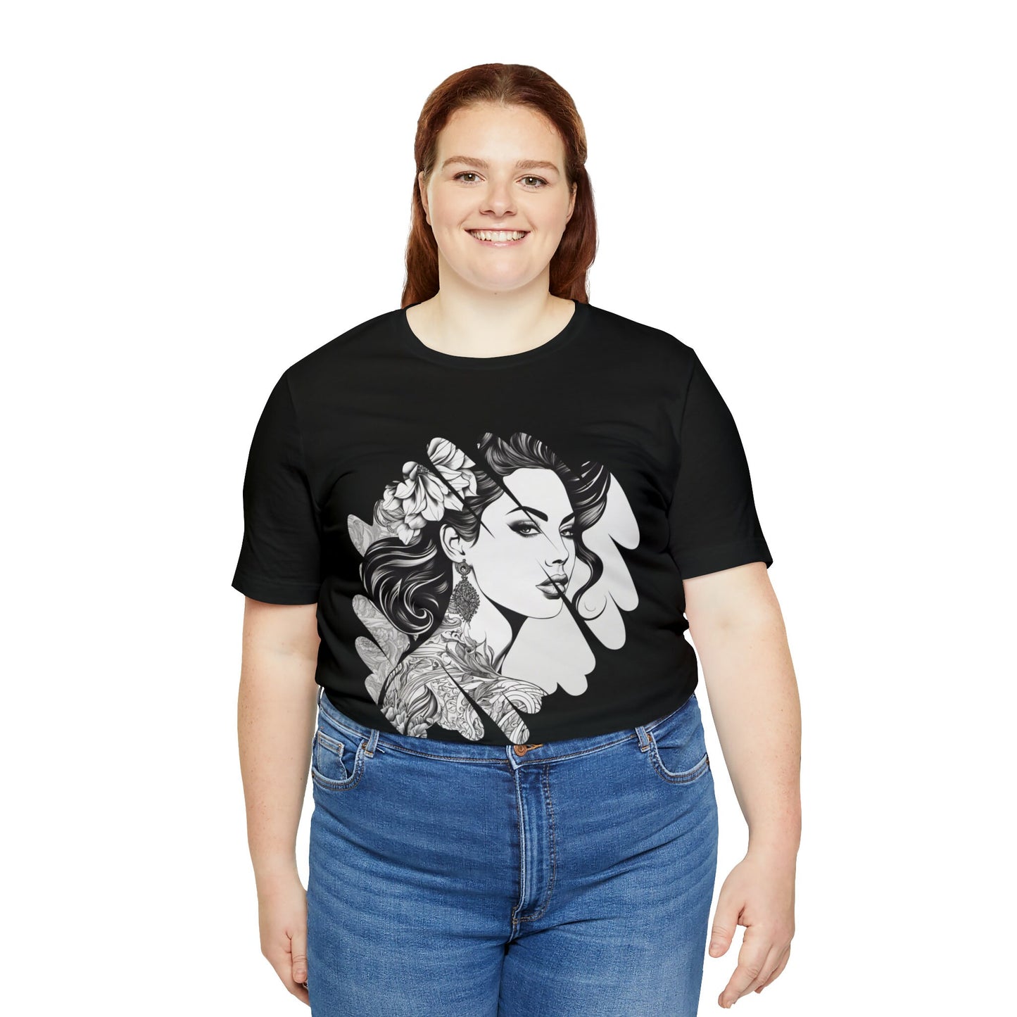 Solana Pin-Up Girl Short Sleeve Tee Perfect Gift for Men and Women