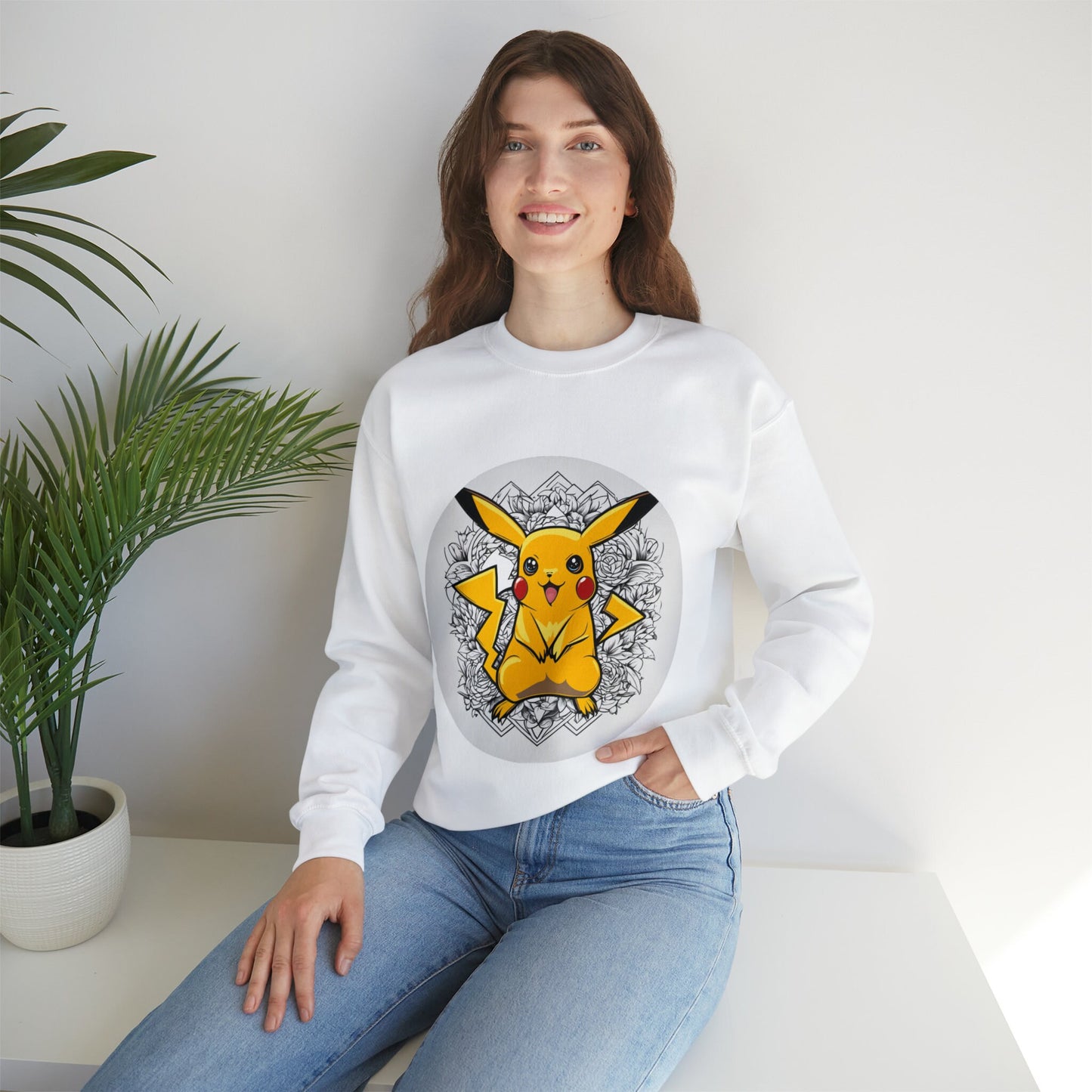 Pika Tattoo Crewneck Sweatshirt