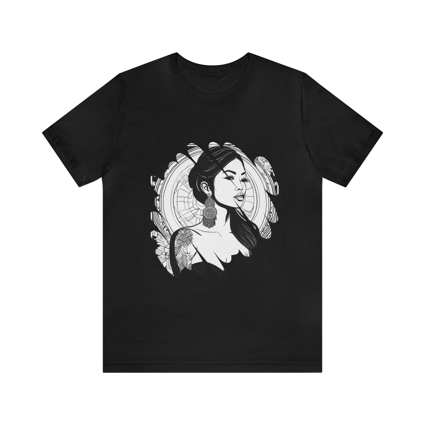 Melinda Tattoo Pin-Up Girl Short Sleeve Tee Perfect Gift for Men and Women