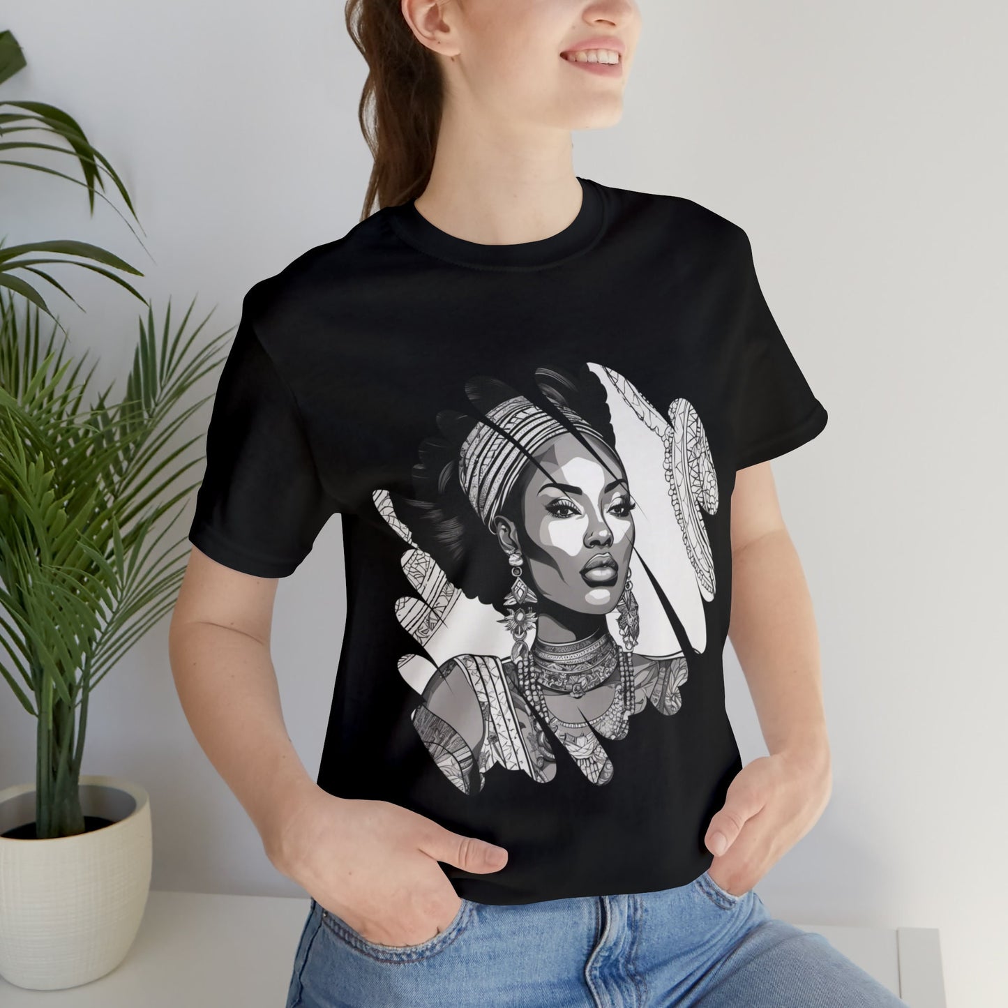 Isabella Pin-Up Girl Short Sleeve Tee Perfect Gift for Men and Women