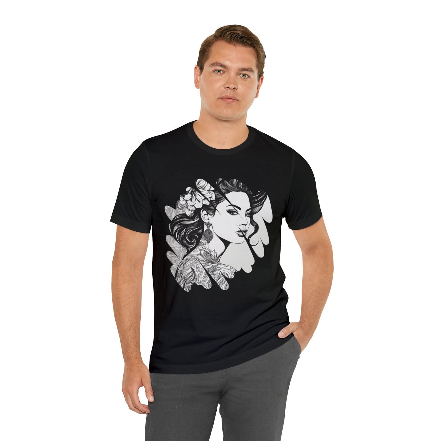 Solana Pin-Up Girl Short Sleeve Tee Perfect Gift for Men and Women
