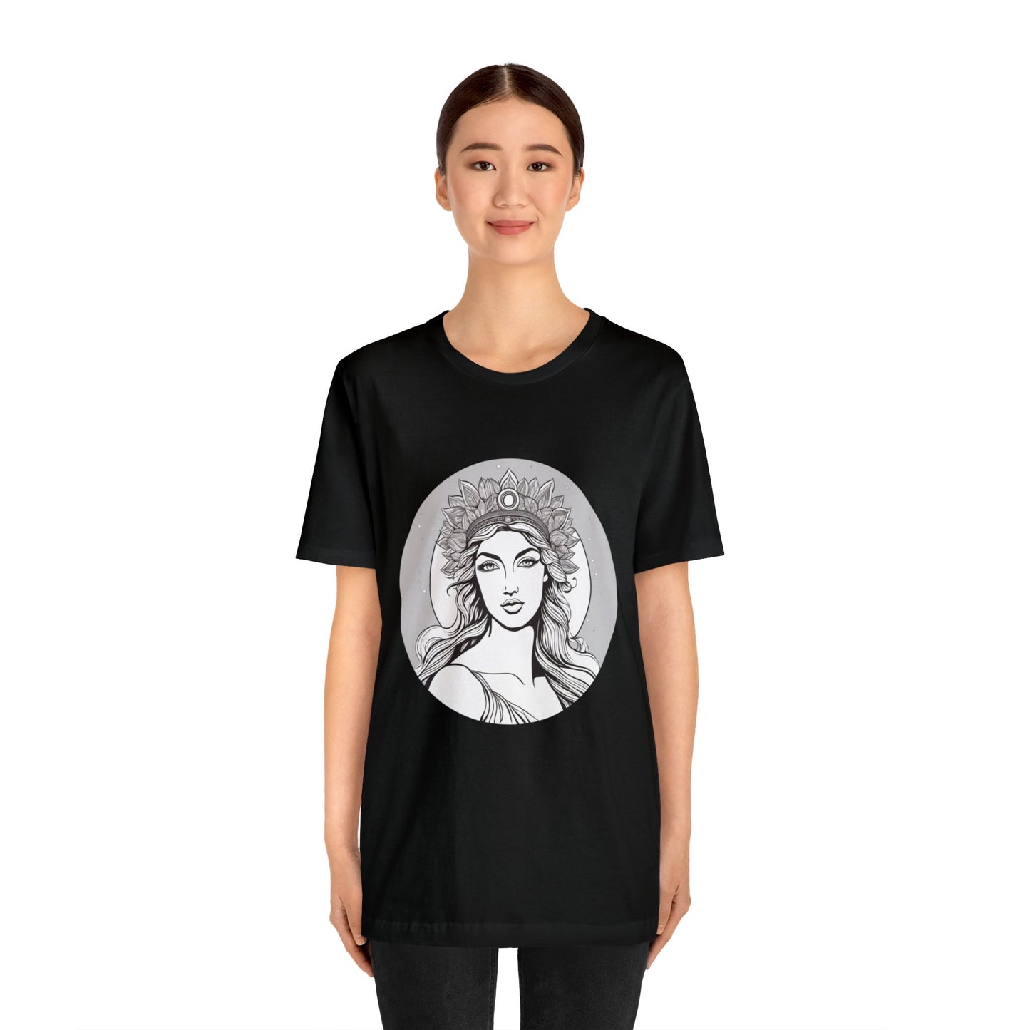 Aphrodite Tattoo Pin-Up Girl Short Sleeve Tee Perfect Gift for Men and Women